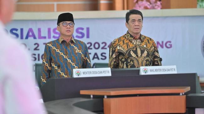 Mendes Yandri Paparkan 5 Fokus Penggunaan Dana Desa Tahun 2025