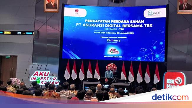 Saham YOII Naik 17% di Debut Perdana