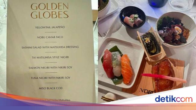 Intip Menu Fantastis Golden Globe Awards 2025 Racikan Chef Nobu