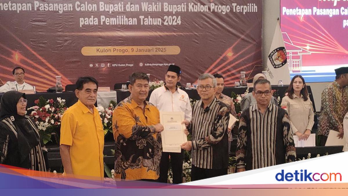 KPU Kulon Progo Tetapkan Agung dan Ambar Jadi Bupati-Wabup 2025-2030