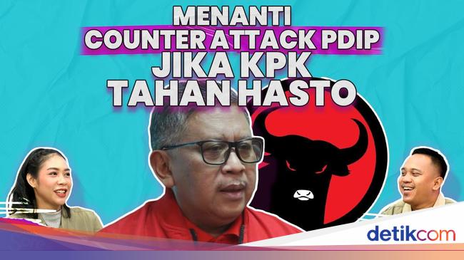 Menanti Counter Attack PDIP Jika KPK Tahan Hasto