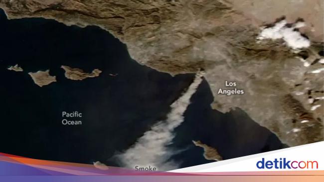 NASA衛星が記録したロサンゼルス最悪の山火事の凶暴性