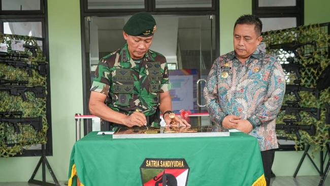 Resmikan Pembangunan Yon Taipur di Bekasi, Pangkostrad Harap Bawa Manfaat Besar