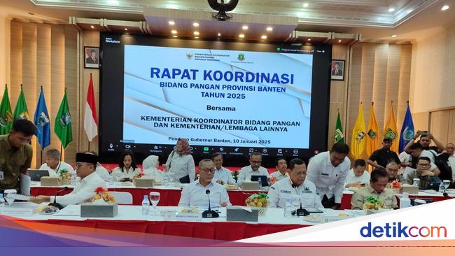 Menko Pangan Pimpin Rakor di Banten, Minta Tak Ada Alih Fungsi Lahan Sawah