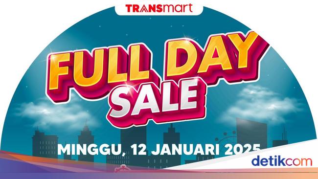 Serbu Transmart Full Day Sale Hari Ini! Diskon Besar-besaran 50% + 20%