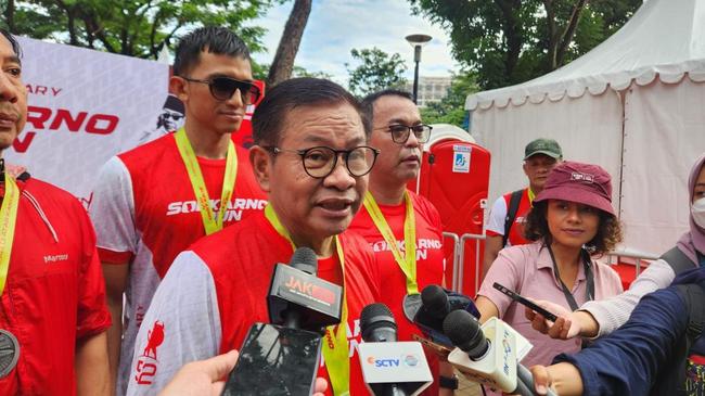 Pramono Anung Ikut Acara Soekarno Run di GBK, Harap Bisa Digelar Tiap Tahun