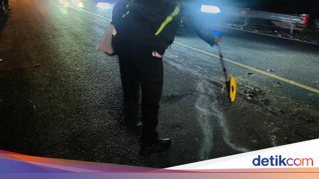 Gagal Nyalip, Pemotor Tewas di Jalan Raya Ciawi-Sukabumi