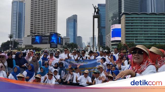 Senangnya Warga Kerinci Jambi Reunian di CFD Bundaran HI