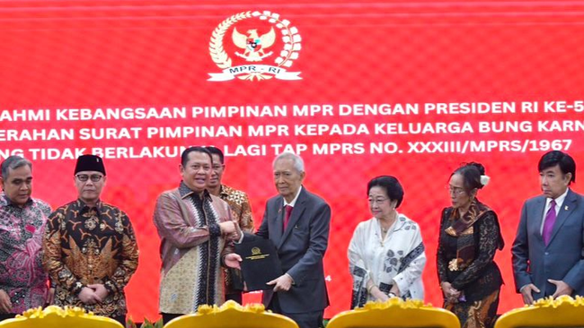 Bamsoet Puji Sambutan Megawati di HUT ke-52 PDIP