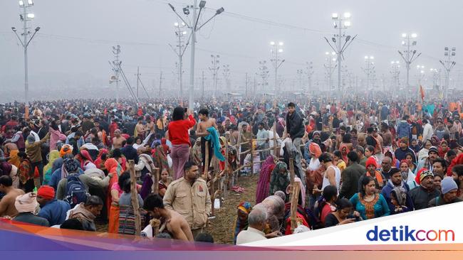 India Pakai Kecanggihan AI di Ritual Mandi Terbesar Kumbh Mela