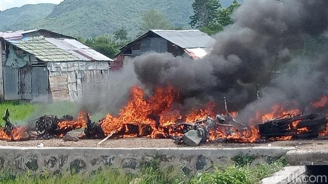 Kerusuhan Terjadi di Bima NTB, Motor Dibakar-Warga Diungsikan