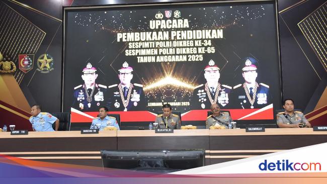 Kalemdiklat Polri Beri Arahan ke Peserta Sespimmen-Sespimti 2025, Tekankan Smart Policing