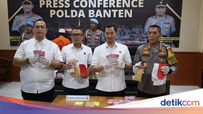 Pengedar Uang Palsu di Banten Ditangkap, Tipu Korban Modus Gandakan Duit