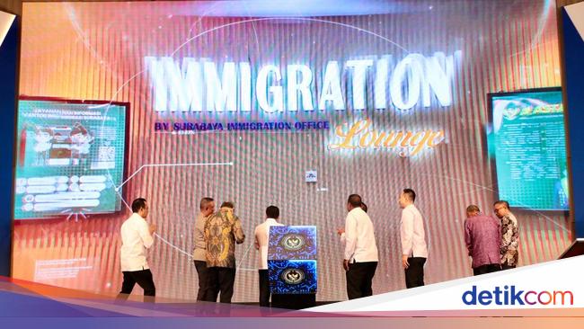 Menteri Imipas Resmikan Immigration Lounge di Mal-Autogate Bandara Juanda