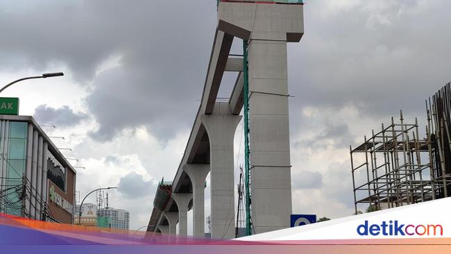 Begini Update Pembangunan LRT Jakarta Velodrome-Manggarai