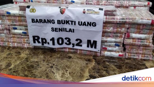 Penampakan Uang Rp 103,2 Miliar Disita Bareskrim Polri Terkait Judol