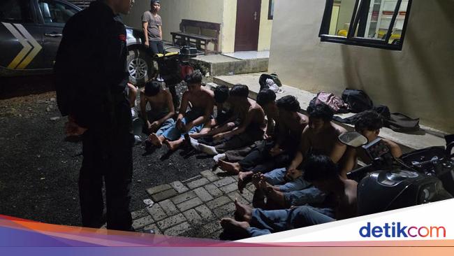 10 Pelajar Pandeglang Diamankan Polisi karena Hendak Tawuran