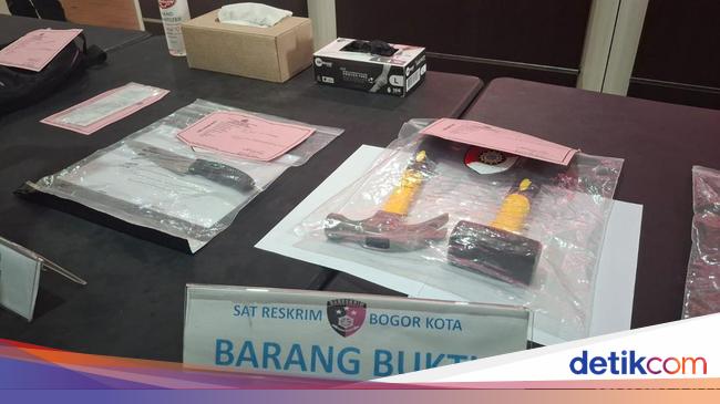 Penampakan Pisau hingga Palu Saksi Bisu Satpam Bogor Dibunuh Majikan