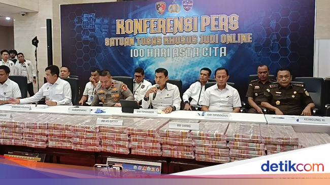 Bareskrim Ungkap Situs Judol H5GF777, Sita Uang Rp 47 Miliar