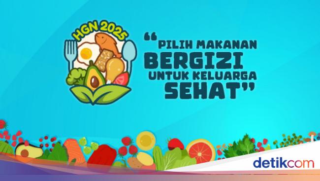 Hari Gizi Nasional 2025: Tema dan Logo Peringatan