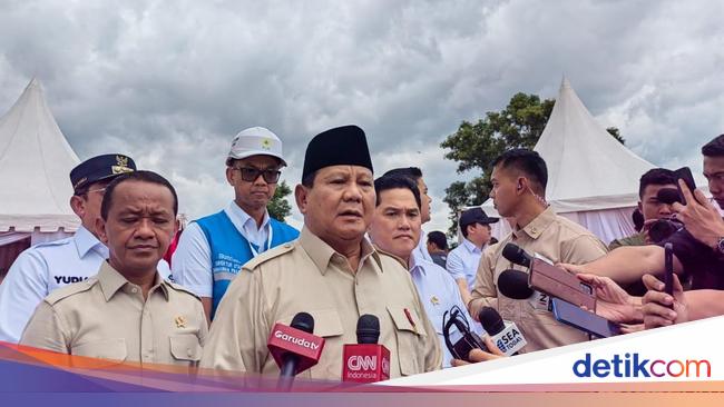 Prabowo soal Kepuasan 100 Hari 80,9% di Litbang Kompas: Kerja Tanpa Lelah