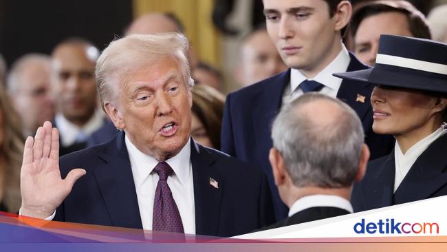 Detik-detik Trump Resmi Kembali Menguasai AS