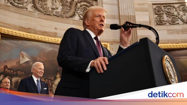 After Inauguration, Trump Criticizes Biden Administration