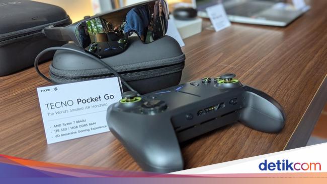 Wujud Tecno Pocket Go, Kombinasi Konsol Handheld dan Headset AR