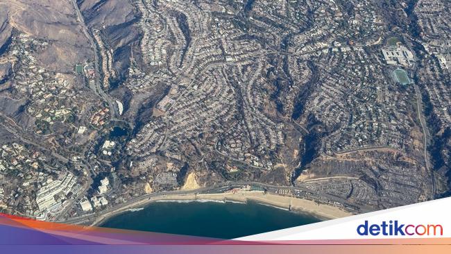 Potret Udara Hancurnya Pacific Palisades, Kawasan Super Elite Los Angeles