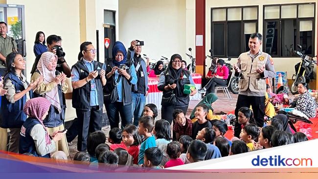 Sejumlah Anak Korban Kebakaran Kemayoran Gempol Sekolah Tanpa Seragam