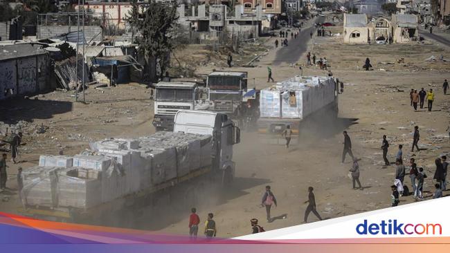 Truk Bantuan Kemanusiaan Masuk Gaza, Langsung Diserbu Warga