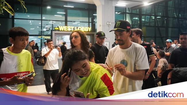 Momen Tim Balap Milik Valentino Rossi Tiba di Jakarta