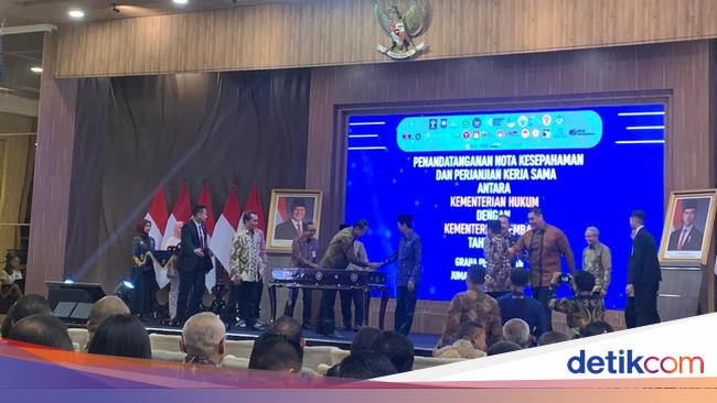 Kementerian Hukum Tanda Tangani Nota Kesepahaman dengan 29 Kementerian