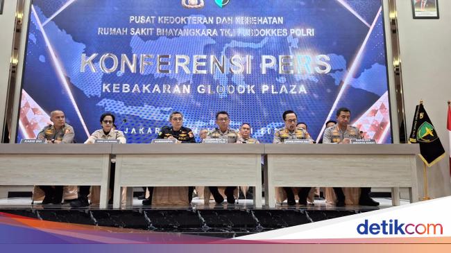 2 Korban Tewas Kebakaran Glodok Plaza Dikembalikan ke Keluarga Hari Ini