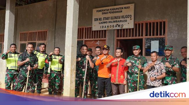 Pangdam Kerahkan Babinsa Jadi Pengajar SD di Nias Usai Viral Tak Ada Guru