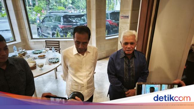 Jokowi dan Hatta Rajasa Makan Siang Bareng di Solo, Bahas Politik-Ekonomi