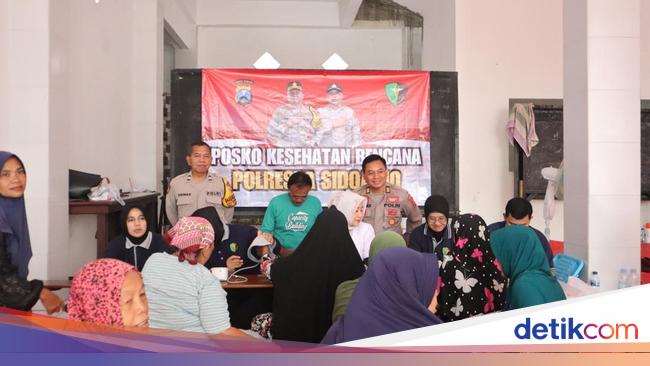 Banjir di Sidoarjo: Warga Terdampak Dapatkan Pemeriksaan Kesehatan Gratis