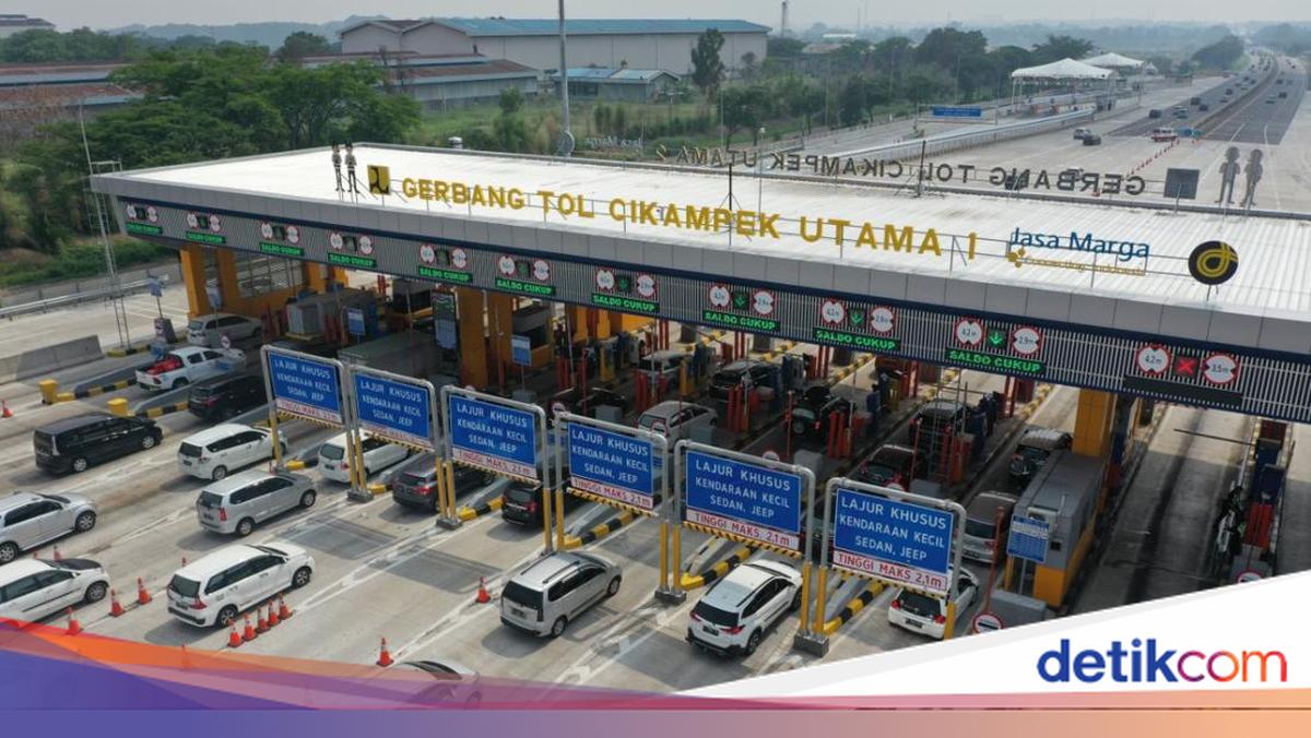 57.555 Kendaraan Melintas di GT Cikatama ke Trans Jawa Saat Hari Natal