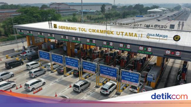 Libur Lebaran Usai, 1,8 Juta Kendaraan Kembali ke Jabotabek