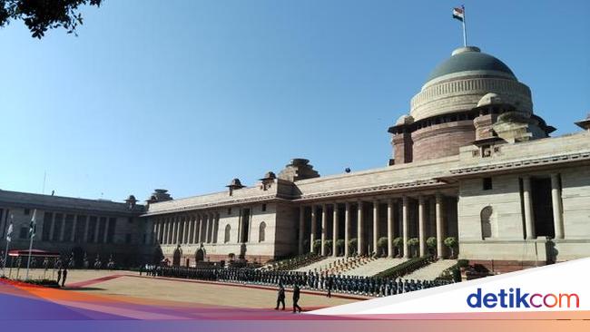 Tiba di Istana Rashtrapati Bavan, Prabowo Disambut Upacara Kenegaraan