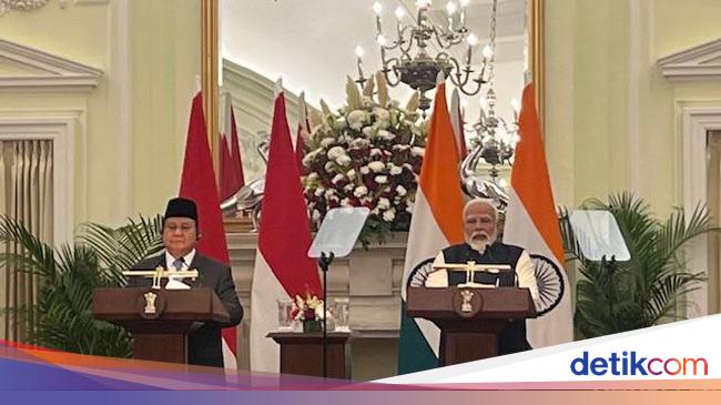 Prabowo Terima Kasih ke India Dukung RI Jadi Anggota Permanen BRICS