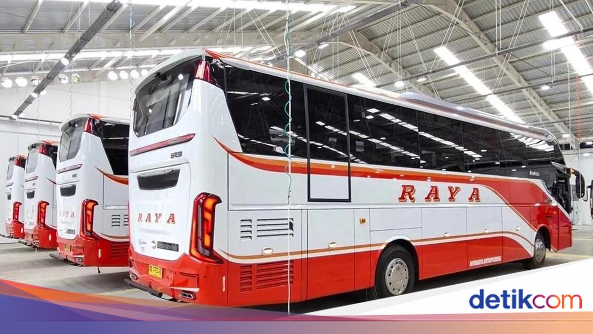 Bus Balik Raya Potret Bus Terbaru PO Raya yang Setia Pakai Livery Klasik dan Kursi Pesawat