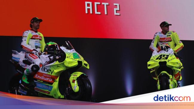 Ngejreng! Begini Livery Motor VR46 Racing Team untuk MotoGP 2025