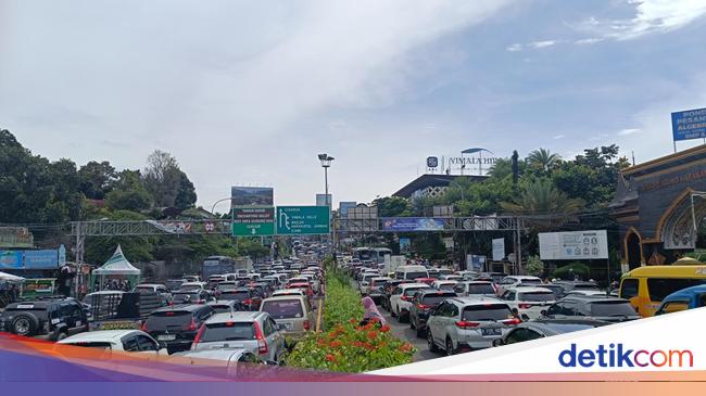 Lalu Lintas Padat, One Way Arah Puncak Bogor Diterapkan Pagi Ini