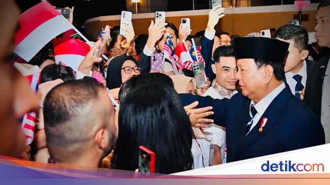 Masyarakat Indonesia di Malaysia Antusias Sambut Kedatangan Prabowo