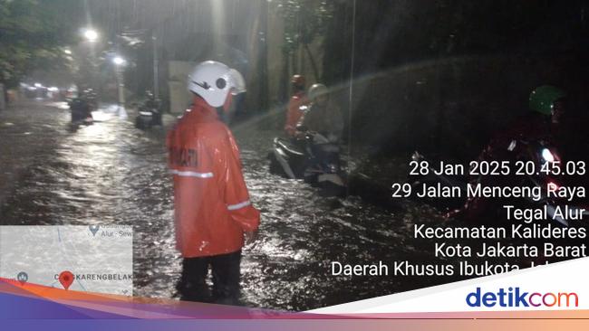 9 Titik Banjir Jakarta Malam Ini, Ada di Kelapa Gading-Cengkareng