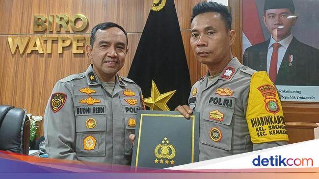 Aiptu Agus Pendiri TPA di Jakbar Dapat Tiket Sekolah dari Kapolri
