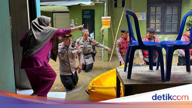 Kali Ciliwung di Kampung Melayu Jaktim Meluap, 3 RT Terdampak