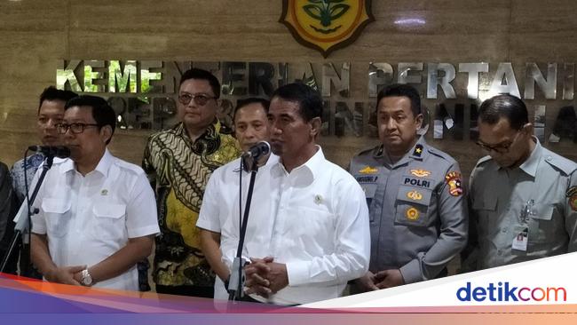 Mentan Rapat Bareng Bapanas, Sepakat Serap 3 Juta Ton Beras hingga April 2025