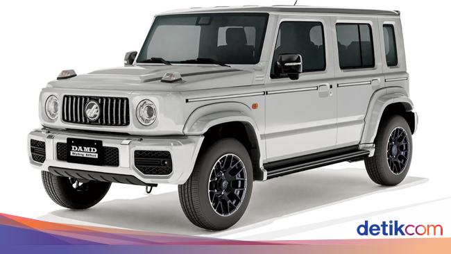 Gantengnya Suzuki Jimny 5 Pintu Pakai Bodykit DAMD